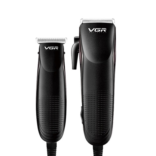 VGR V-023 2 PCS 7W Gradient Engraving Hair Clipper with Line, Plug Type: EU Plug