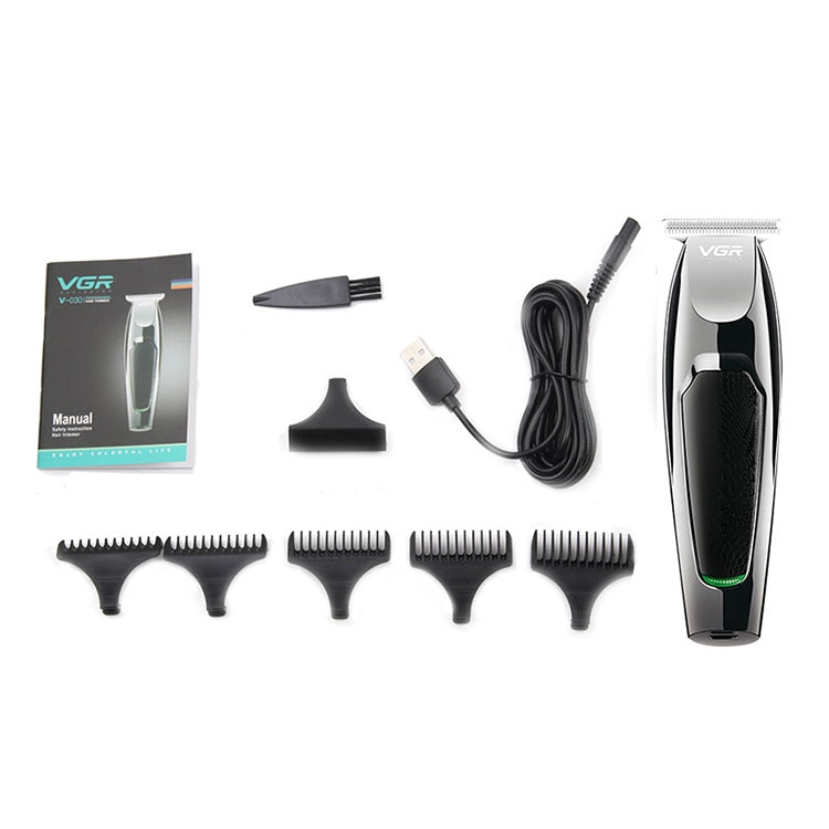 VGR V-030 10W USB Cutter Head Engraving Electric Hair Clipper with 5 Limit Combs Reluova