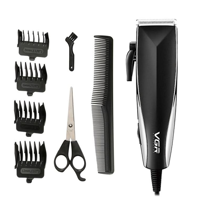 VGR V-033 9W 8 in 1 Electric Hair Clipper with Line, Plug Type: EU Plug Reluova