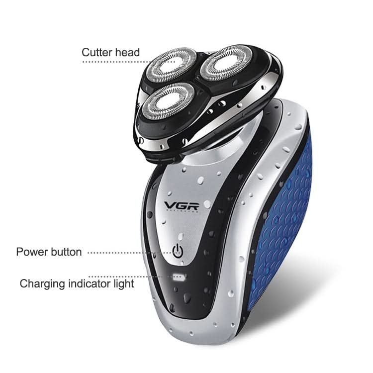 VGR V-300 5W 2 in 1 USB USB Multi-function Electric Shaver with Hair Cutter Head Reluova