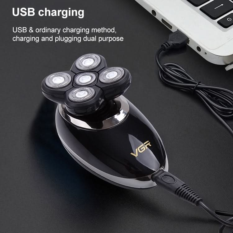 VGR V-302 5W 4 in 1 USB Multi-function Electric Shaver, Plug Type: EU Plug Reluova