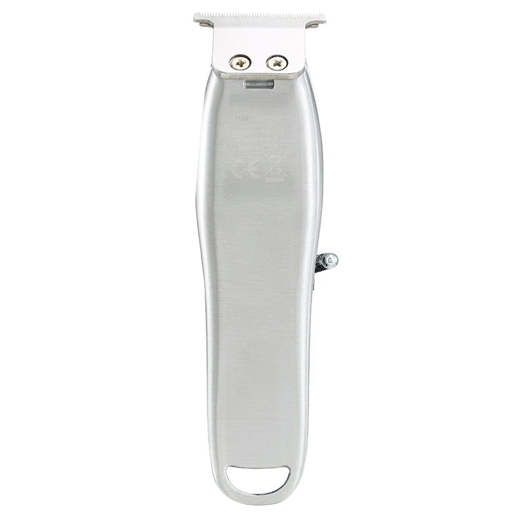 VGR V-057 8W USB Metal Professional Oil Head Push White Hair Clipper Reluova