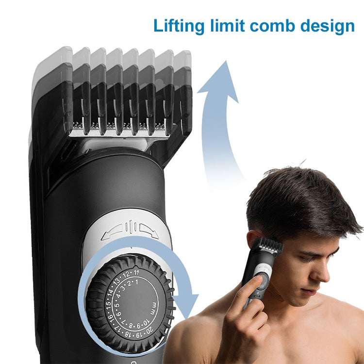 VGR V-088 5W USB Stylish Man Stylish Sharp Tool Hair Clipper with Multi-size Fine Adjustment Reluova