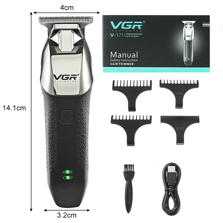 VGR V-171 5W USB Portable Push White Electric Clippers