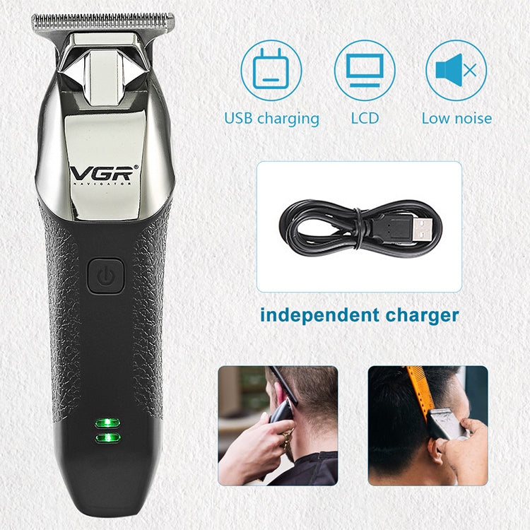 VGR V-171 5W USB Portable Push White Electric Clippers