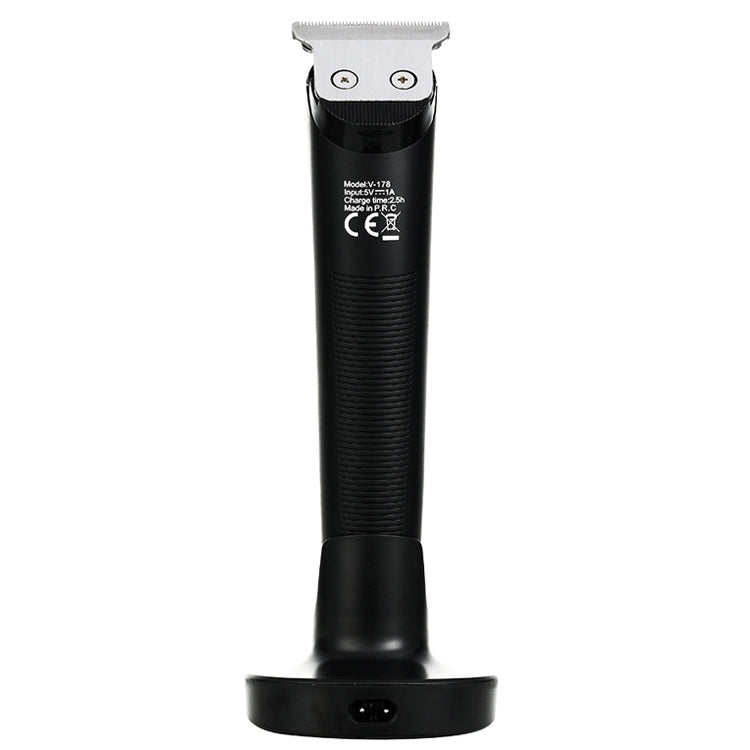 VGR V-178 5W USB Portable Hair Clipper with LED Display & Base Reluova