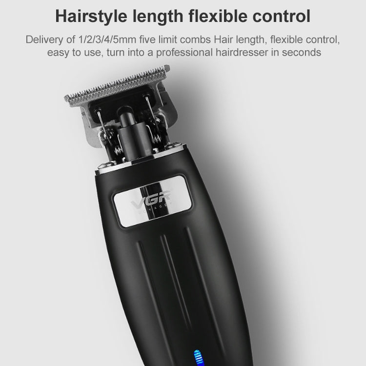 VGR V-192 5W USB Home Portable Hair Clipper with Battery Power Display