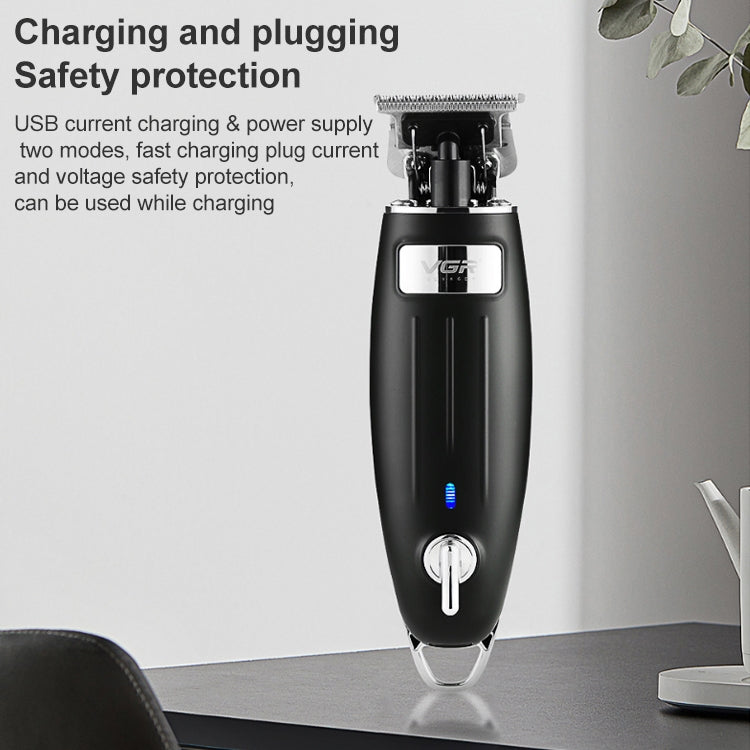 VGR V-192 5W USB Home Portable Hair Clipper with Battery Power Display