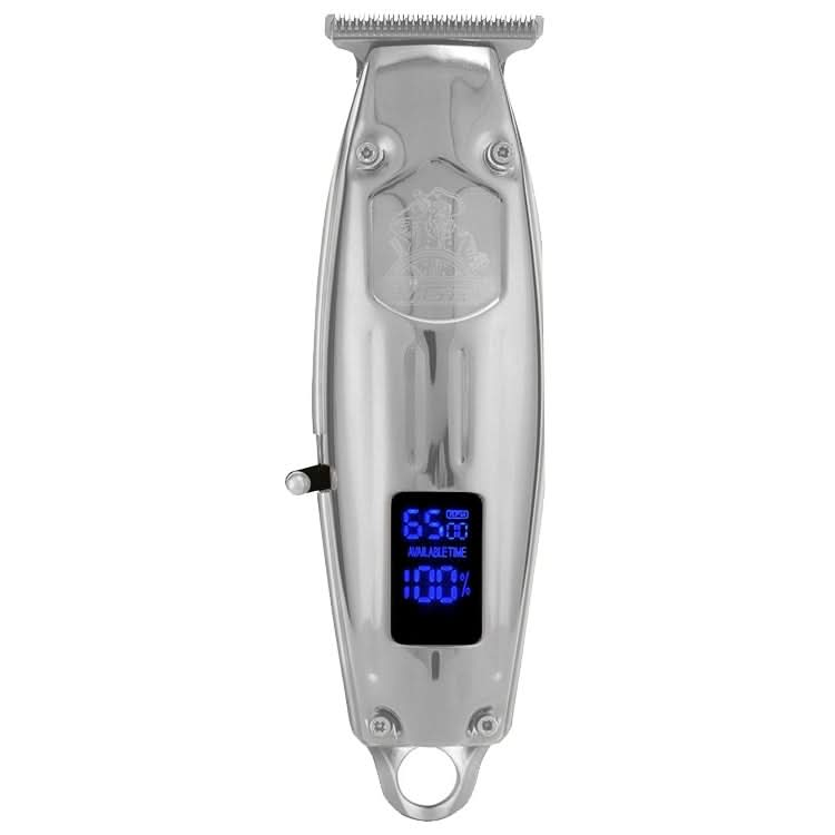 VGR V-220 5W USB Portable Metal Hair Clipper with LCD Display Reluova