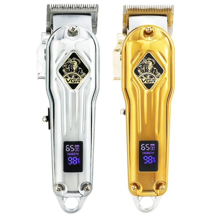 VGR V-267 10W USB Metal Hair Clipper with LED Digital Display & 5 Gears Adjustment Reluova