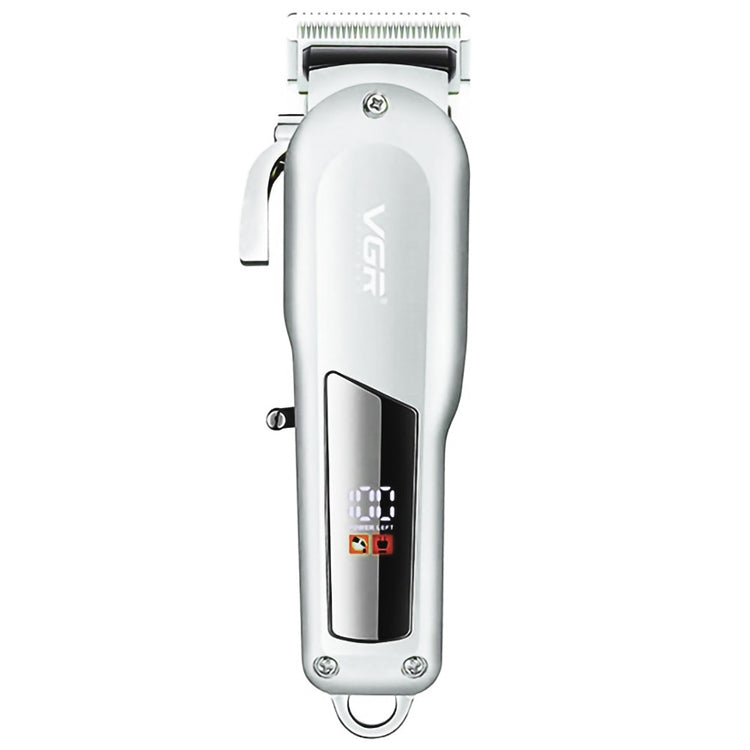 VGR V-278 10W USB Metal Electric Hair Clipper with LED Digital Display