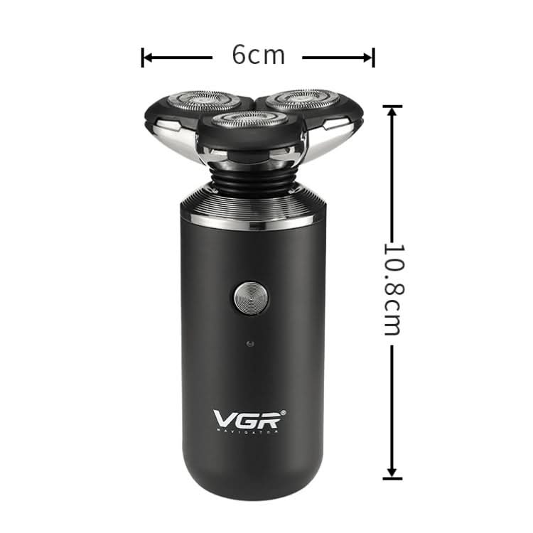 VGR V-317 5W USB Omnidirectional Three-dimensional Floating Three-network Electric Shaver Reluova