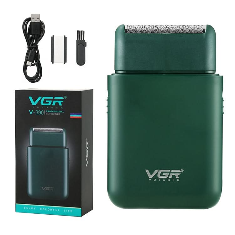 VGR V-390 5W USB Tragbarer Elektrorasierer mit Sätteln