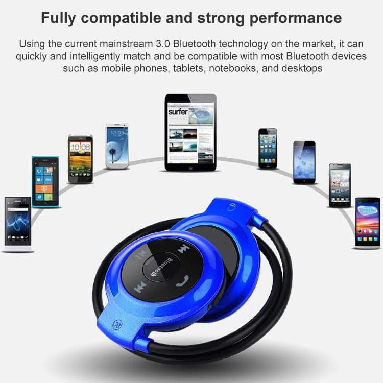 NVAHVA MP3 Player Bluetooth Headphone, Wireless Sport Headset MP3 Player With FM Radio, Stereo Earphone TF Card MP3 Max to 32GB