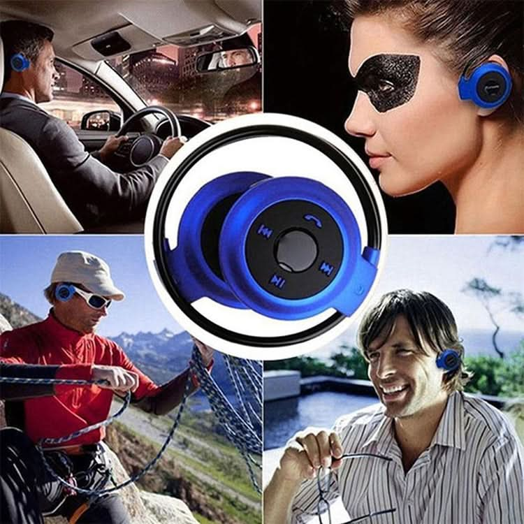 NVAHVA MP3 Player Bluetooth Headphone, Wireless Sport Headset MP3 Player With FM Radio, Stereo Earphone TF Card MP3 Max to 32GB