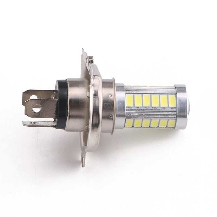 H4 High Bright Dual Beam Hi/Lo 5630 33-LED SMD Car LED Fog Light Auto Styling Driving Lamp Pure White Bulbs