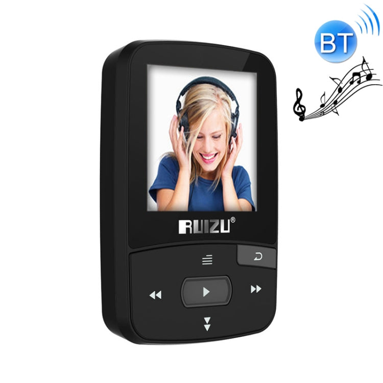 New Arrival Original RUIZU X50 Sport Bluetooth MP3 Player 8gb Clip Mini with Screen Support FM,Recording,E-Book,Clock,Pedometer Reluova