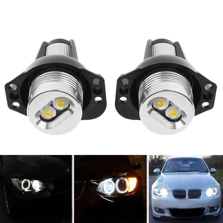 2 PCS 6W Headlight Angel Eye Light Bulb Fog Light Car Accessories for BMW E90 / BMW E91-Reluova