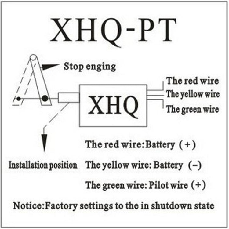 Normally Close DC 12V/24V Diesel Engine Flame Out Device Engine Stop Solenoid Valve XHQ-PT Power Off Pull Type Flameout Magnetic My Store