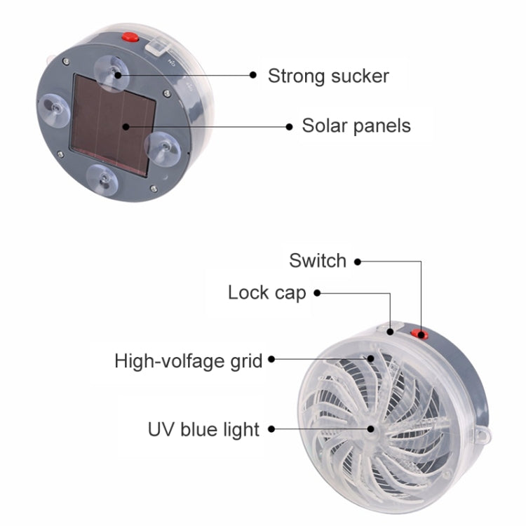 Solar Powered Mosquito Killer Home Insect Pest Killer UV  Light Lamp Outdoor Indoor Mosquito Bug Zapper Repellent My Store