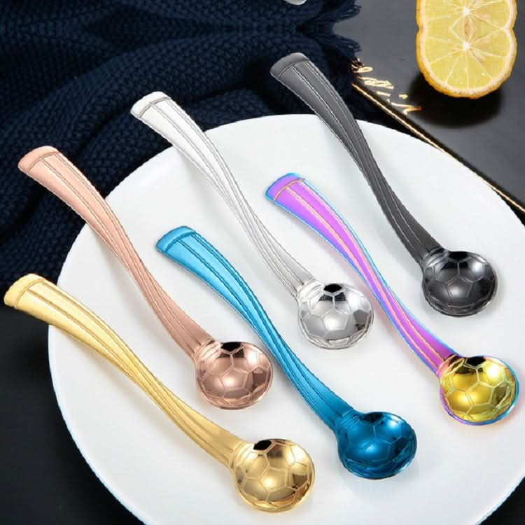 Stainless Steel Creative Football Coffee Spoon Ice Cream Spoon - Reluova