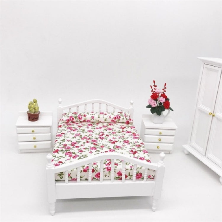 1:12 Doll House Bedroom Furniture Mini Bed