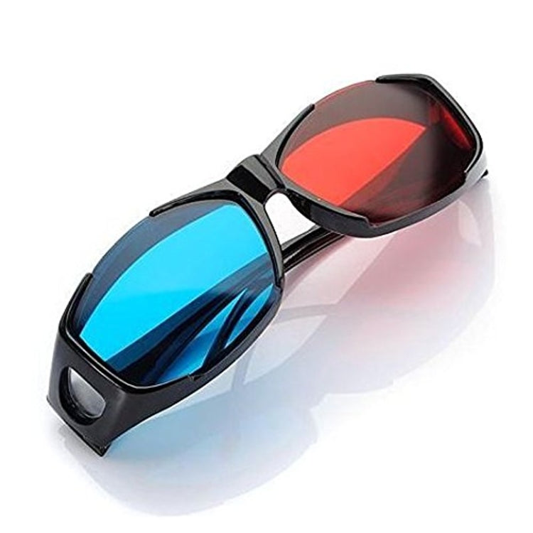 Red Blue 3D Glasses Anaglyph Framed 3D Vision Glasses for Game Stereo Movie Dimensional Glasses Plastic Glasses My Store