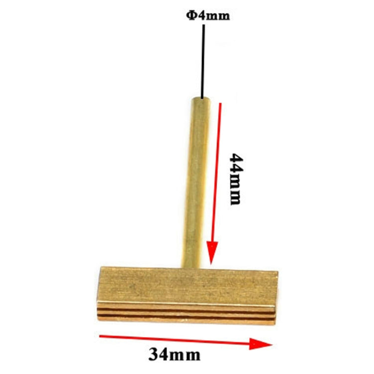 All Copper Liquid Crystal Cable Welding Tool T-shaped Soldering Iron Head My Store