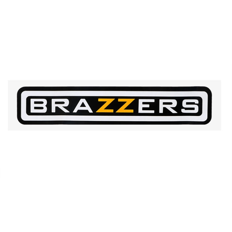 10 PCS  BRAZZERS Car Sticker Auto Decals foe Car Styling, Size: 4.9x22.5cm