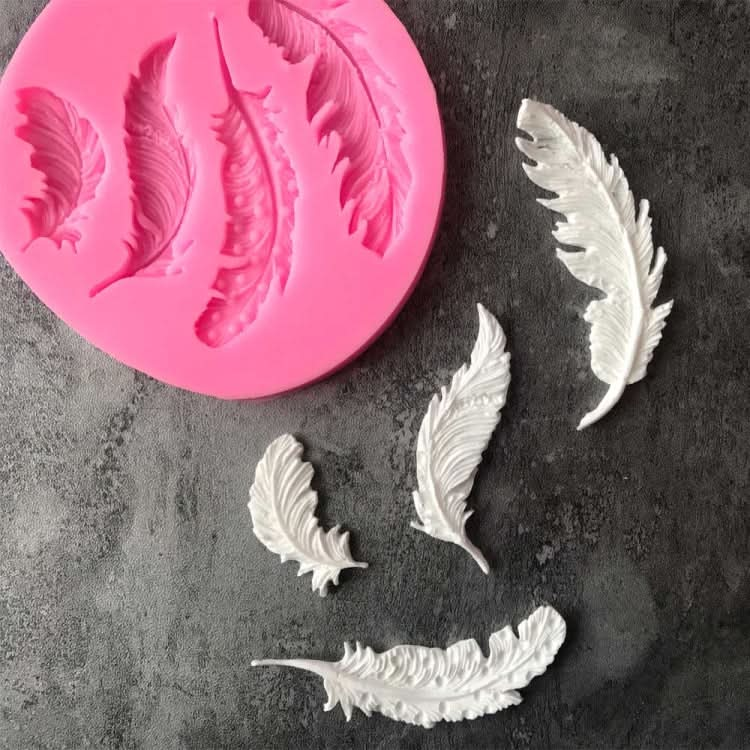 Feather Sugar Silicone Mold Fondant Mold Cake Decorating Tools - Reluova