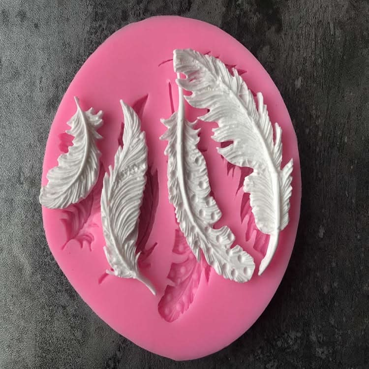 Feather Sugar Silicone Mold Fondant Mold Cake Decorating Tools - Reluova