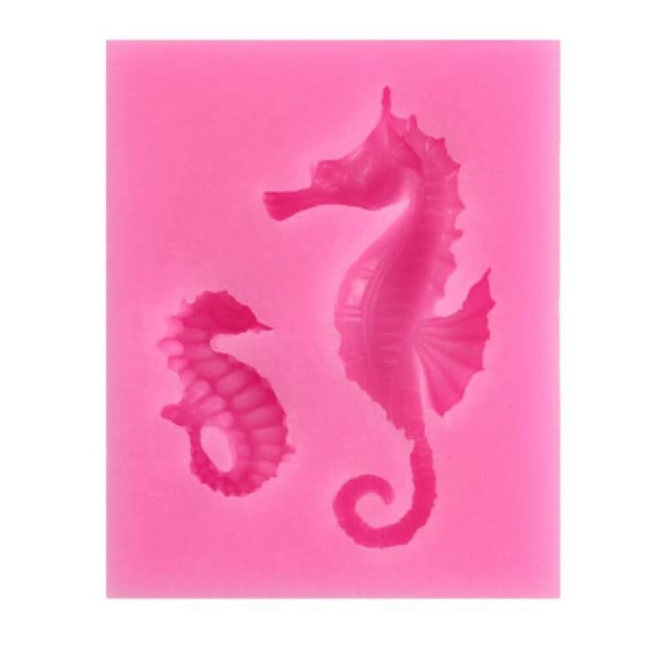 2 PCS Hippocampus DIY Modeling Mold Fondant Silicone Cake Chocolate Mold Baking Tool-Reluova