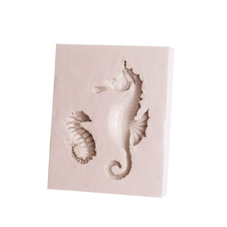 2 PCS Hippocampus DIY Modeling Mold Fondant Silicone Cake Chocolate Mold Baking Tool-Reluova