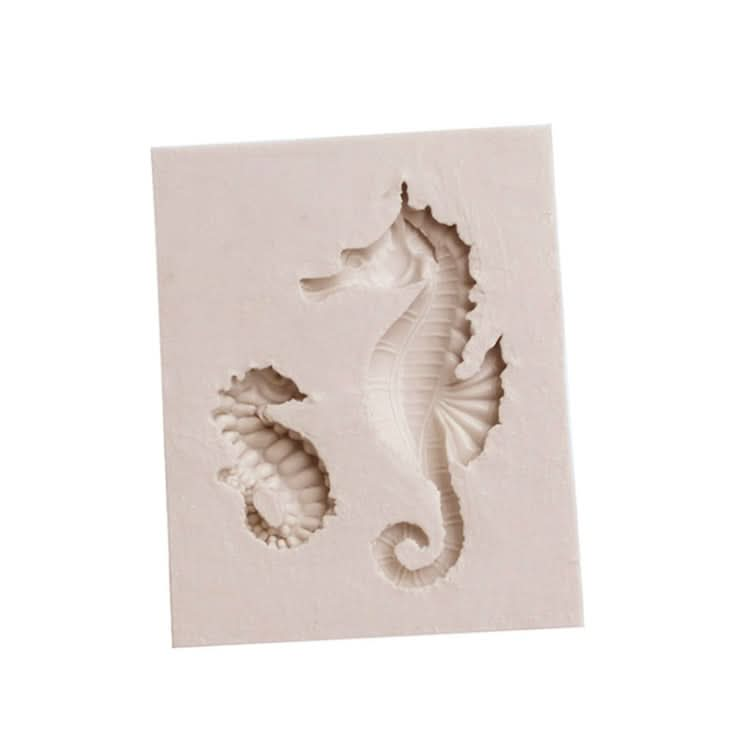 2 PCS Hippocampus DIY Modeling Mold Fondant Silicone Cake Chocolate Mold Baking Tool-Reluova