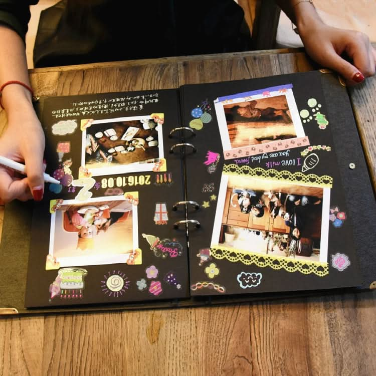 Hand-decorated Pasted Photo Album