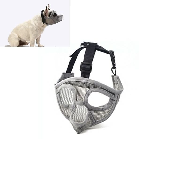 Pet Bulldog Mouth Cover Mask Pet Supplies，Tongue Out Version - Reluova