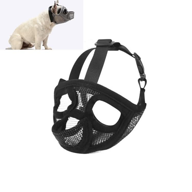 Pet Bulldog Mouth Cover Mask Pet Supplies，Tongue Out Version - Reluova