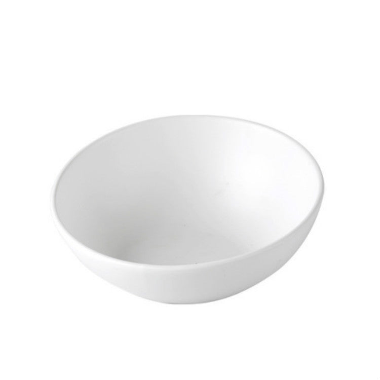 15cm/300ml Cat Dog Food Bowl Pet Ceramic Bowl, Style:Bowl(White)-Reluova