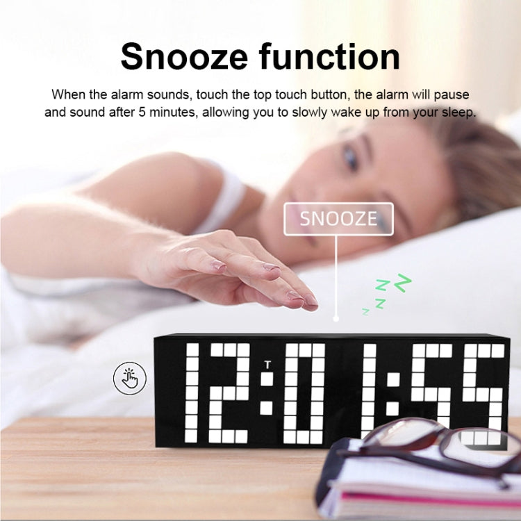 Digital Electronic Alarm Clock Creative LED Desk Clock US Plug My Store