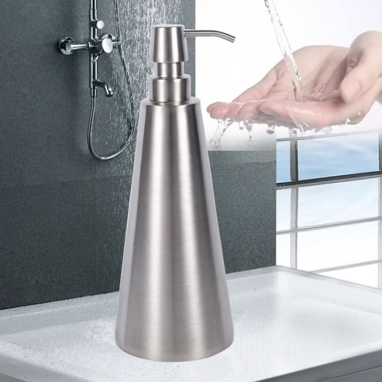 800ml Stainless Steel Soap Dispenser Cone Hand Sanitizer Bottle