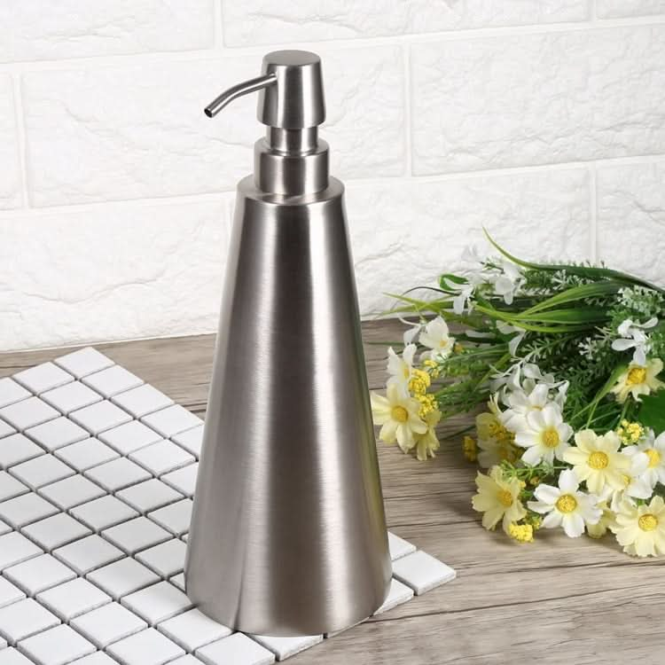 800ml Stainless Steel Soap Dispenser Cone Hand Sanitizer Bottle-Reluova