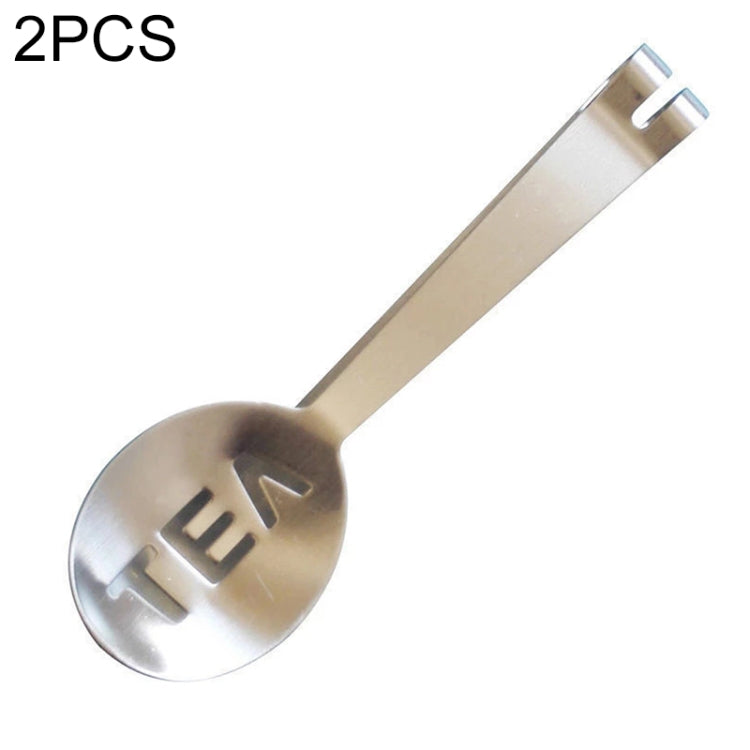 2 PCS Stainless Steel Household Tea Bag Holder