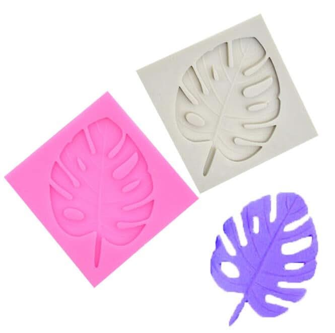 2 PCS DIY Tree Leaf Fondant Mould Chocolate Cake Decorating Mould-Reluova