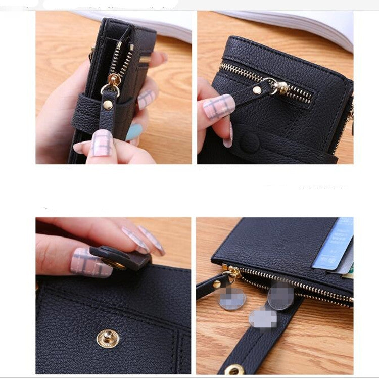 Women Two-folding Wallet Multi-function Clutch Bag Small Wallet My Store