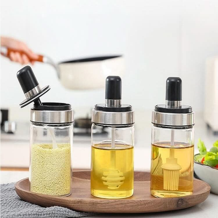 Kitchenware Seasoning Jar Spoon Cover Integrated Sealing Moisture-proof Cruet - Reluova