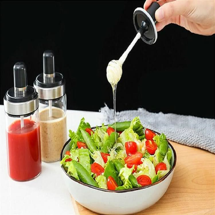 Kitchenware Seasoning Jar Spoon Cover Integrated Sealing Moisture-proof Cruet - Reluova