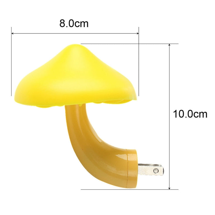 Mini Mushroom Shape LED Energy Saving Lamp Kids Baby Bedroom Mushroom Night light, EU Plug My Store