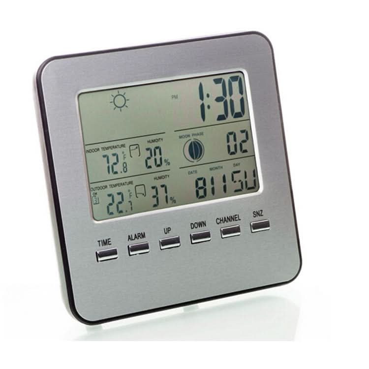 Wireless Indoor And Outdoor Temperature And Humidity Meter Alarm Clock Reluova