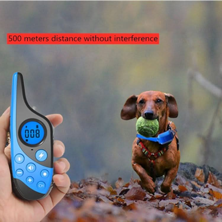 500m Charging Remote Control Dog Training Device Pet Bark Stopper-Reluova