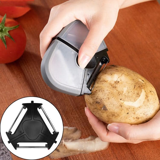 Multifunctional Stainless Steel Creative Peeler Three-in-one Peeler Grater - Reluova